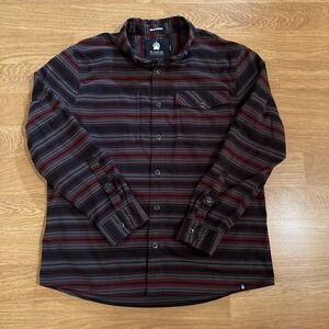 Duluth Untucked Shirt Mens Alaskan Hardgear Large Standard Fit Multicolor Stripe